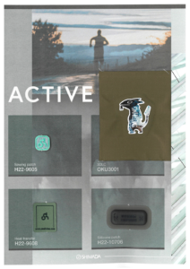 AB-Panel Card_5 patch Heat transfer H22-9605, OKU3001, H22-9608, H22-10706