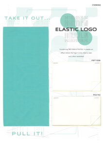 Chargeurs Elastic Logo tape (PBT105B, PS2102)