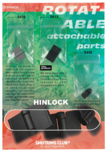 New development functional card_3 Hinlock attachable part (S416, S613, S456)