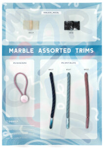 Marble Assorted Trims, Puller, Drawcord (HINLOCK_MXCOL, PS5310/S292, PS2917/KL273)