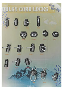 bulky cord lock (P144, P10, P104, P138, P154, P296, P18, P150, P153, P105, P260, P284, P239, P252, P51, P197, P11)