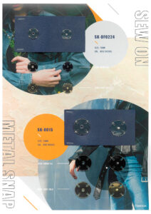 H24-061 Metal Sew on Snap SK-DF0224, SK-0015