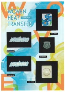 H24-098 Woven heat transfer Н24-9803, Н24-9804A, Н24-9804B, Н24-9802, Н24-9805