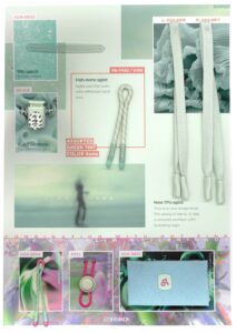 Seasonal Concept Map_2 patch, drawcord, puller, cordlock, heat transfer H24-6802, H24-6816, H24-6817, H24-6804, H24-9801, P352, BS-618, PS-7430/S105